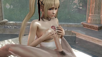 Seduced and pleasured a stunning babe in a steamy public bathhouse with immersive 3D anime Hentai