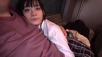 A Japanese teen's desire intensifies as her older boyfriend stimulates her hairy pussy with his fingers. Wet and eager, she experiences multiple orgasms during their intimate encounter.